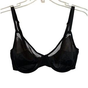 Soma Black Sheer Bra